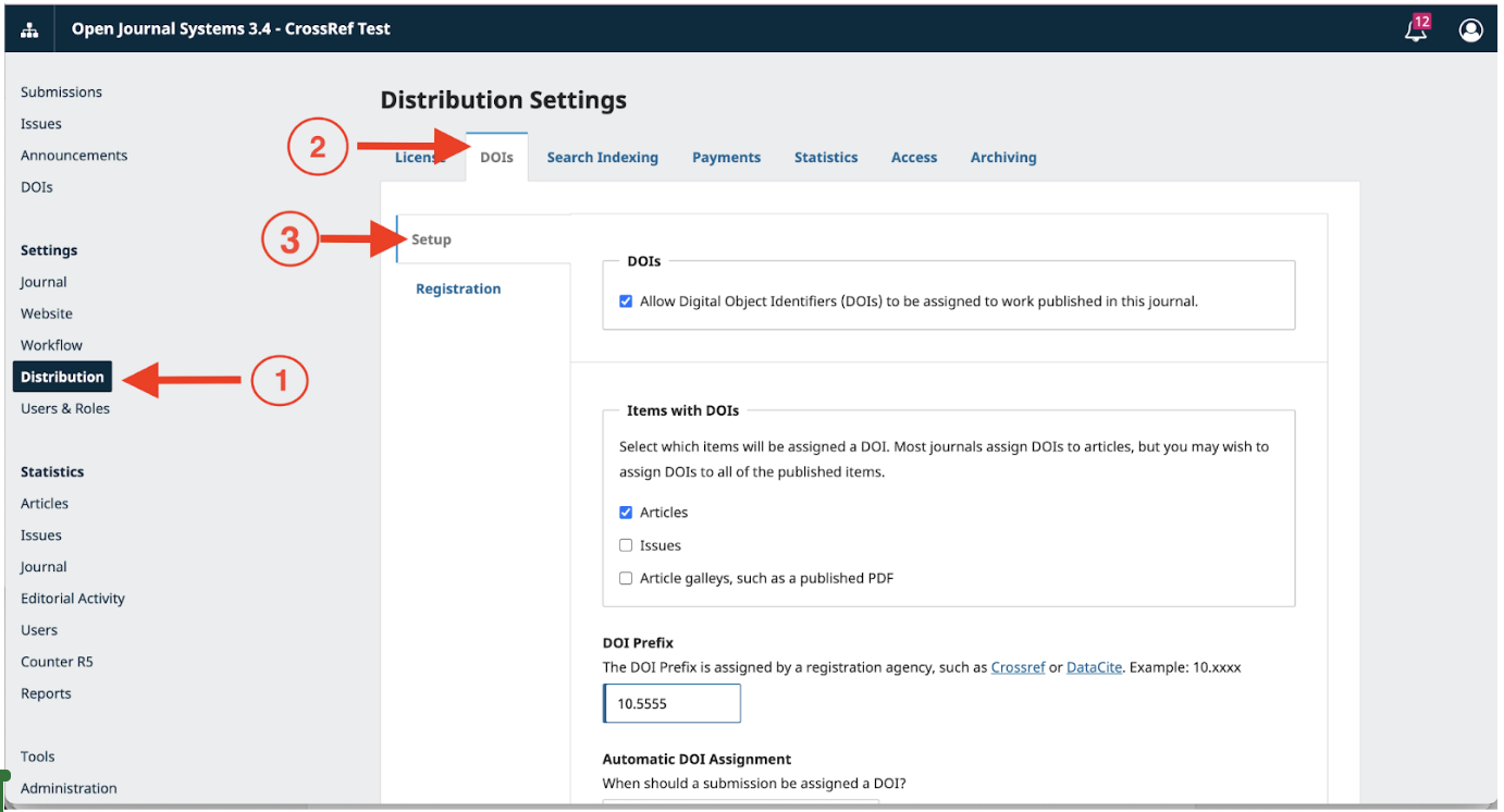 Distribution Settings 1